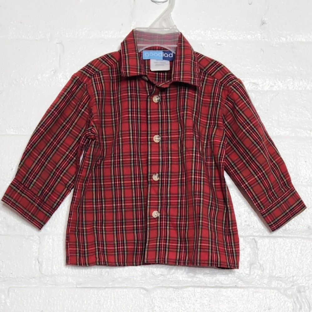 Good Lad Plaid Button Down Shirt